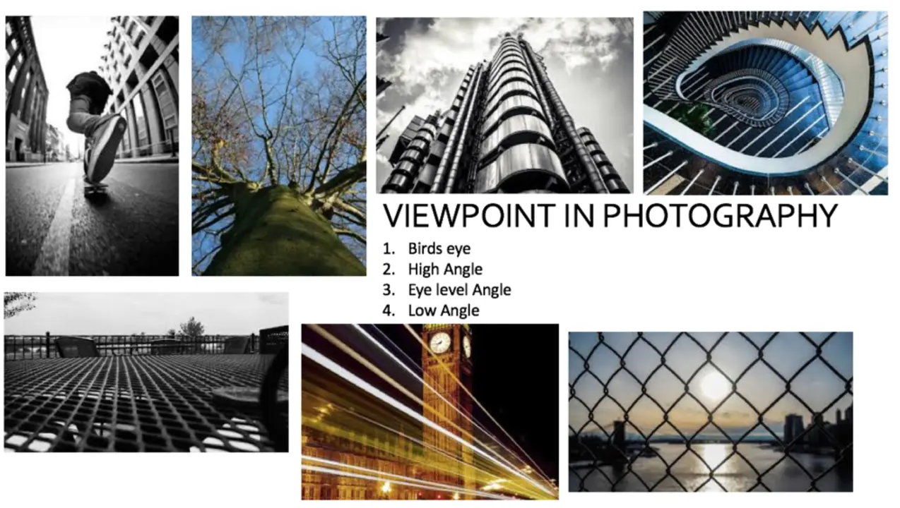 What does a 'viewpoint' mean in photography?